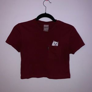 rip n dip (hand sewed) crop top